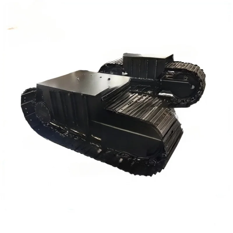 China Factory Custom 15 Tons Carrying Hydraulic Four-Drive Tracked Undercarriage For Crawler Transport Vehicle Carrier Loader