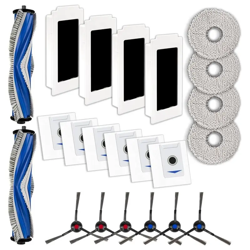 [Power Bank】 For Combo Robot Vacuum Vacuum Brush Dust Bag Filter Roller Mop Replacement Accessories