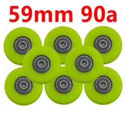 Aggressive skate wheel 59mm 90A 58mm 59x24mm 92a 8wheels/lot green color