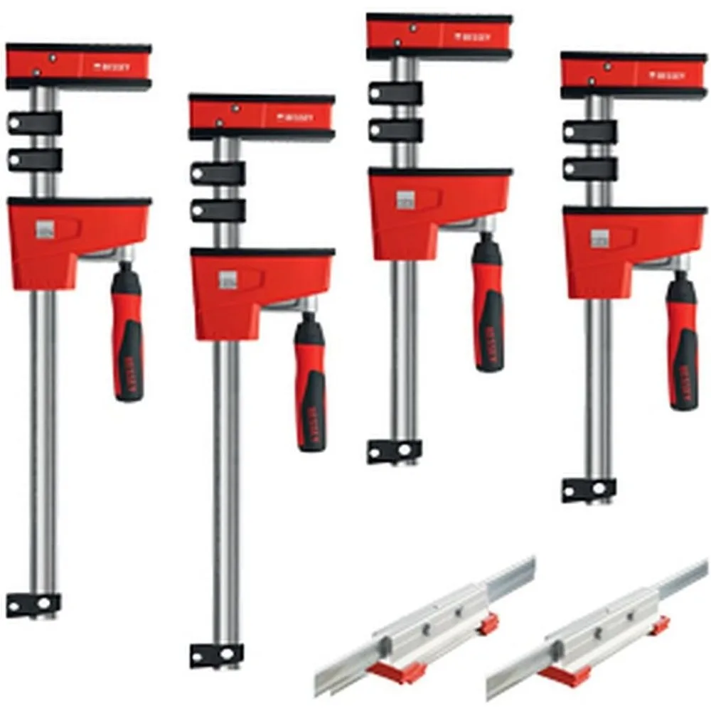 KREX2440 K Body REVO Clamp Kit, 2 x 24 In., 2 x 40 In. and 2 KBX20 Extenders - 1700 lbs Nominal Clamping Force.