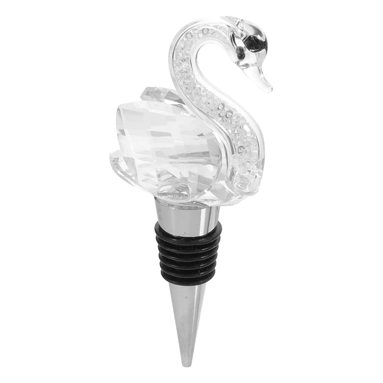 

1Pcs Decorative Swan Shaped Wine Stopper Bottle Sealer for Party White Airtight Seal Safe Wine Bottle Stopper