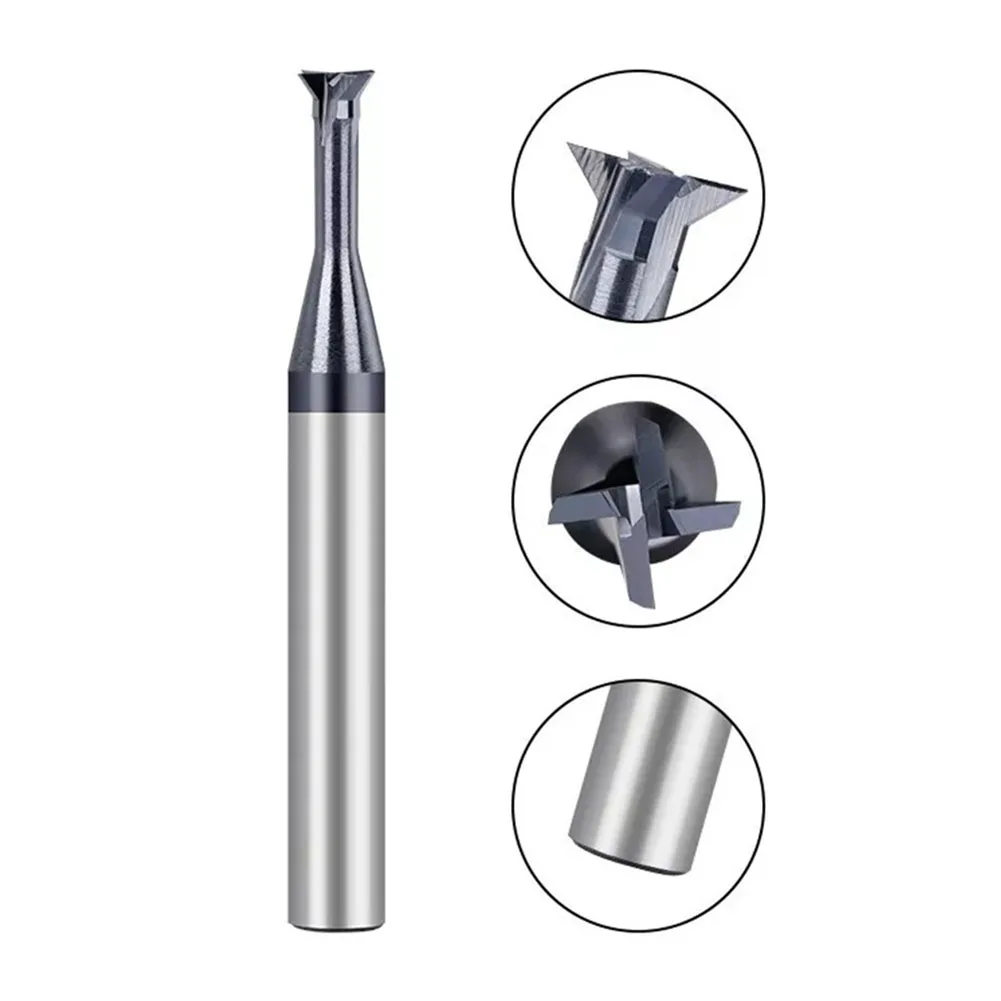 

For Manufacturing CNC Metalworking End Mill 60-Degree Dovetail Tool Shape Steel Cutting General Iron Materials