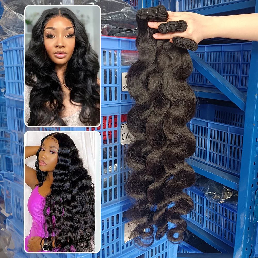

Body Wave Human Hair Bundles Deal 100% Raw Virgin Unprocessed Human Hair Bundle Deal Malaysia Hair Extensions On Sale Clearance