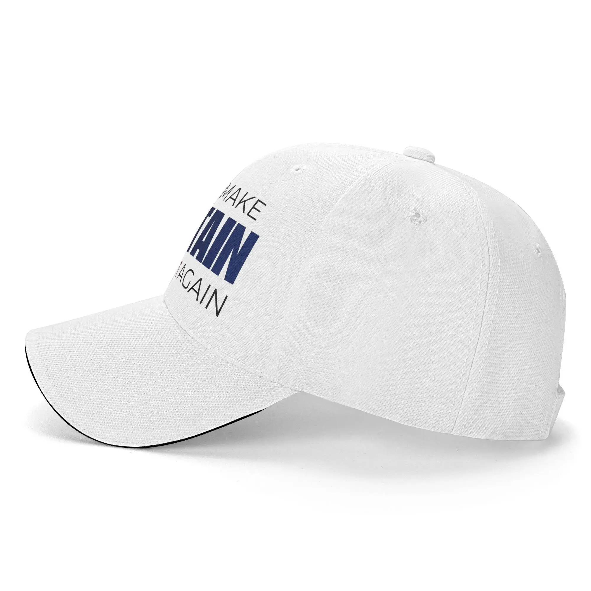 Let's Make Britain GREAT Again Sandwich Hats Men Women Reform UK Caps Fishing Hat Adjustable Polyester Baseball Cap Summer