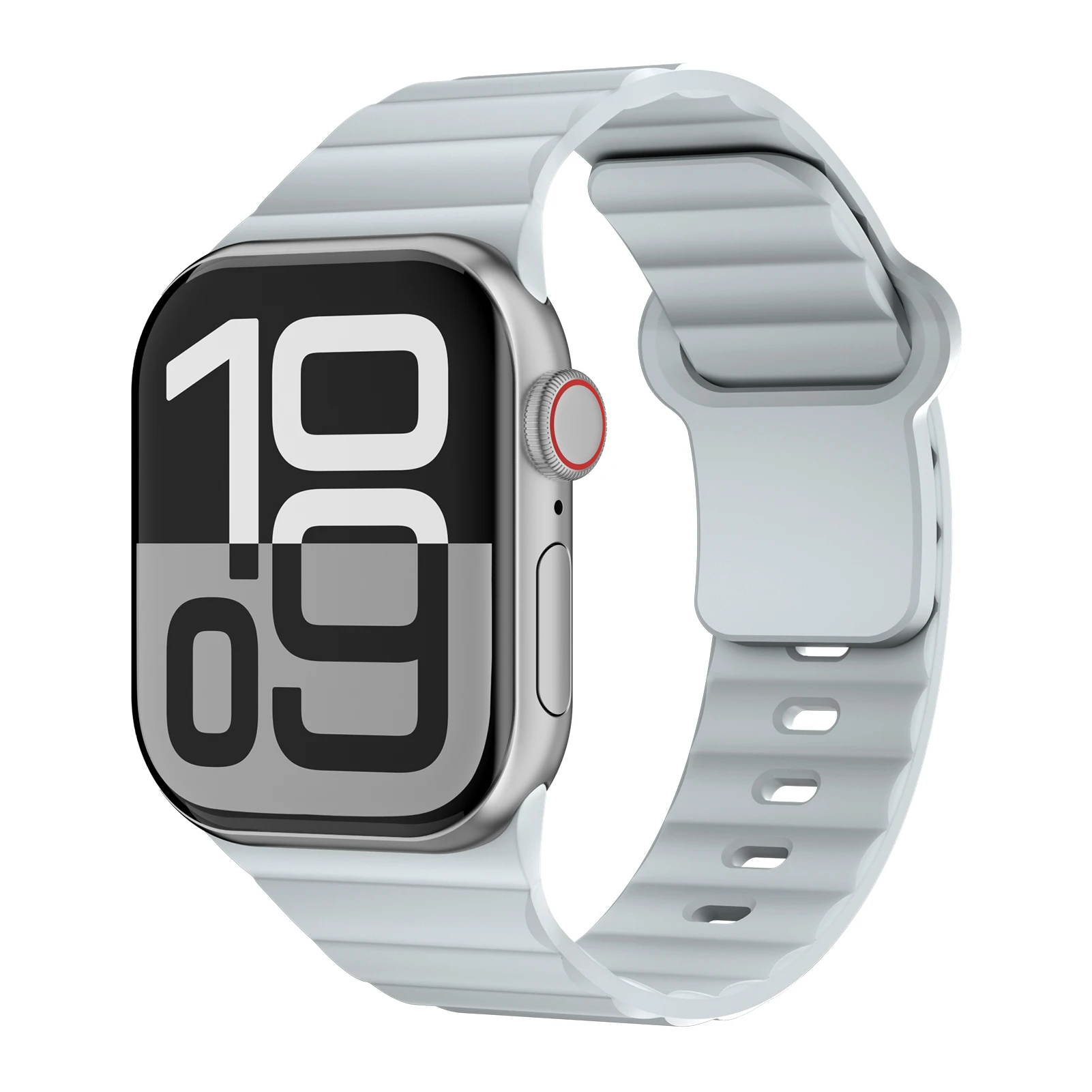 Sport-Silikonarmband für Apple Watch Armbänder 44mm 40mm 46mm 49mm 42mm 45mm Correas Armband iWatch Ultra 2 3 Serie 11 10 9 8 7 SE