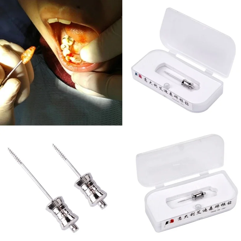 

Dental Broken Root Drill Remnant Extractor Apical Root Fragments Drill Medical Stainless Steel Dentistry Cleaning Drill Tools
