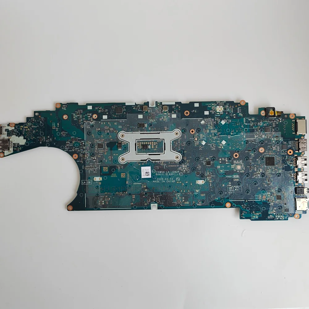 LA-J382P For Dell Latitude 5510 Laptop Motherboard With CPU i5 i7 CN-0JJ0XJ JJ0XJ JHN2X 0JHN2X 100%Test OK