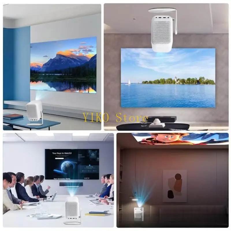 K32C Projector Stand Stand Portable Desk Stand 360 درجة دوران قابل للتعديل #5