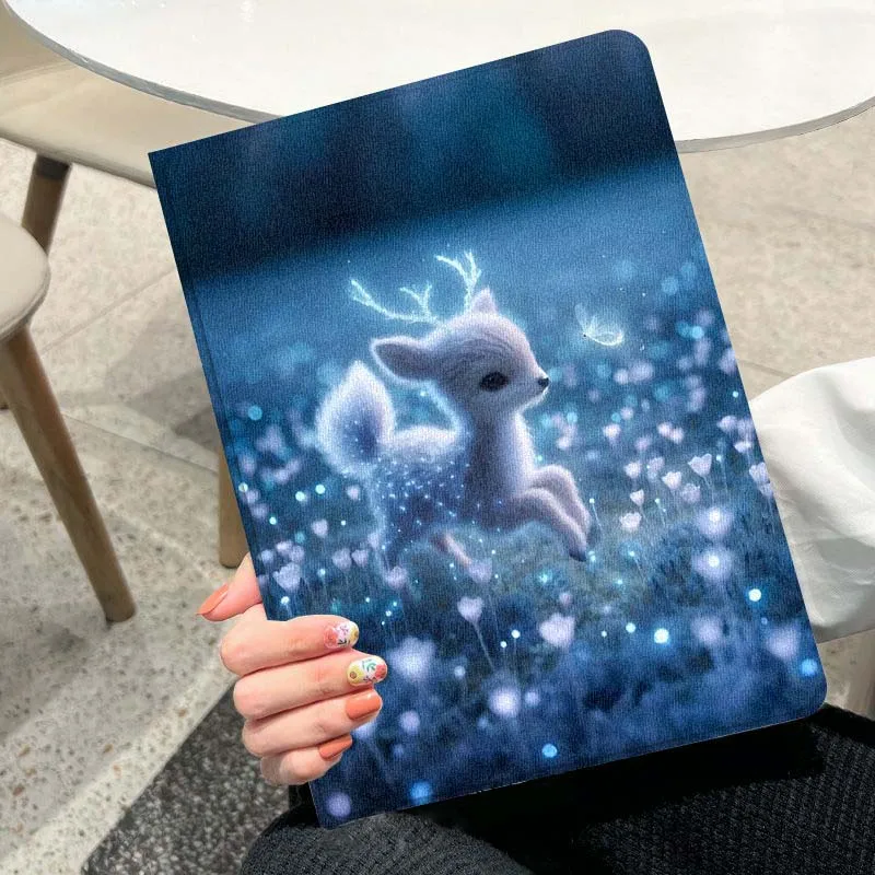 capa-de-tablet-com-desenho-de-cervo-fofo-e-moderno-para-ipad-pro-air-a16-2ª-3ª-4ª-5ª-6ª-7ª-geracao-102-97-11-105-109-129-13-polegadas