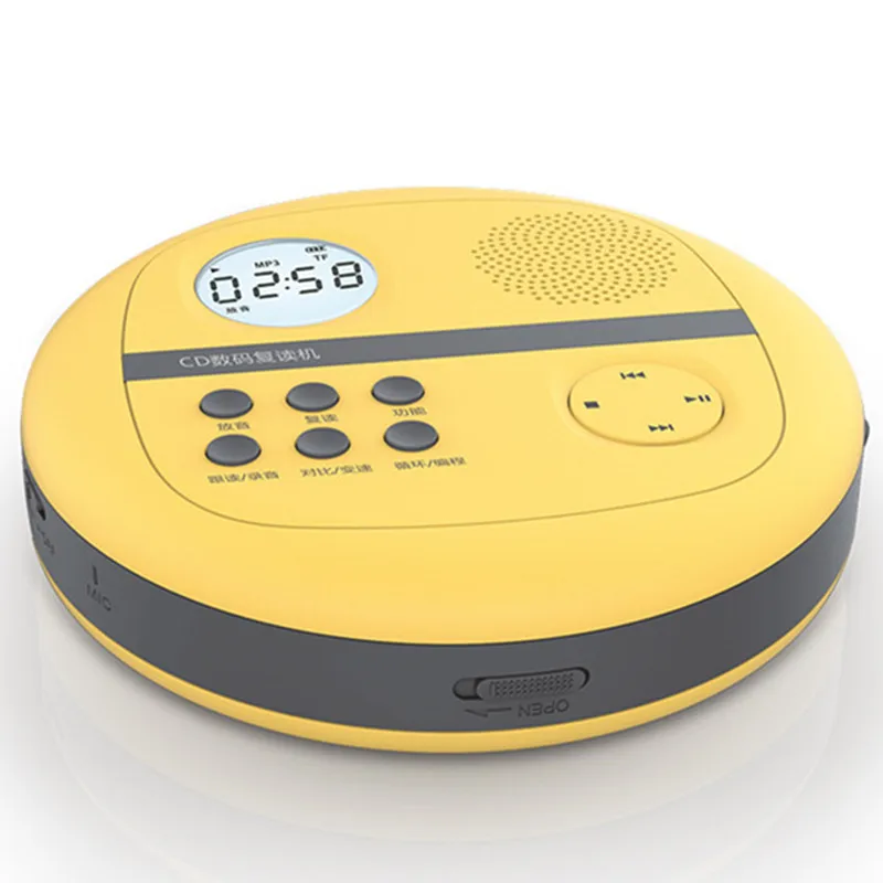 

Портативный CD-плеер Walkman с динамиками, поддержкой U-дисков и TF-карт, MP3-плеер, аудиосистема Hi-Fi, LED-экран, USB-колонка