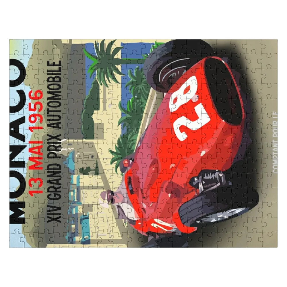 

Stirling Moss Monaco 1956 Jigsaw Puzzle Wooden Jigsaw Puzzle Personalized Wooden Name Puzzle Wooden Name Puzzle