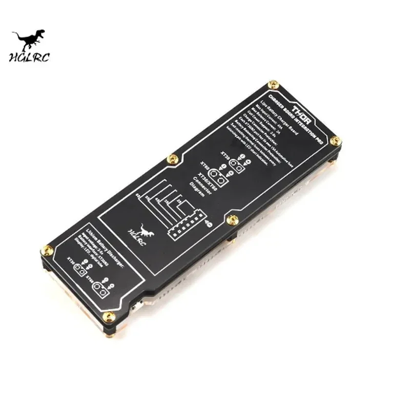 HGLRC Thor PRO LIPO Placa de cargador de equilibrio de batería 40A XT60 XT30 2-6S descargador LIPO para cargador IMAX B6 ISDT Q6 Nano HOTA D6