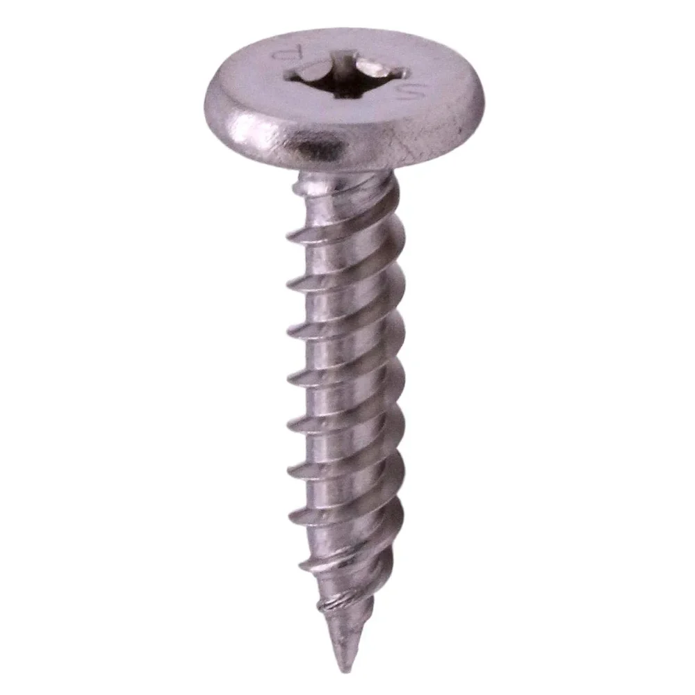 

Винты с блинной головкой из нержавеющей стали # 10-12 1 дюйм, 100 упаковок, грубая резьба, простая установка, внешняя деревянная палуба, совместимая с ACQ