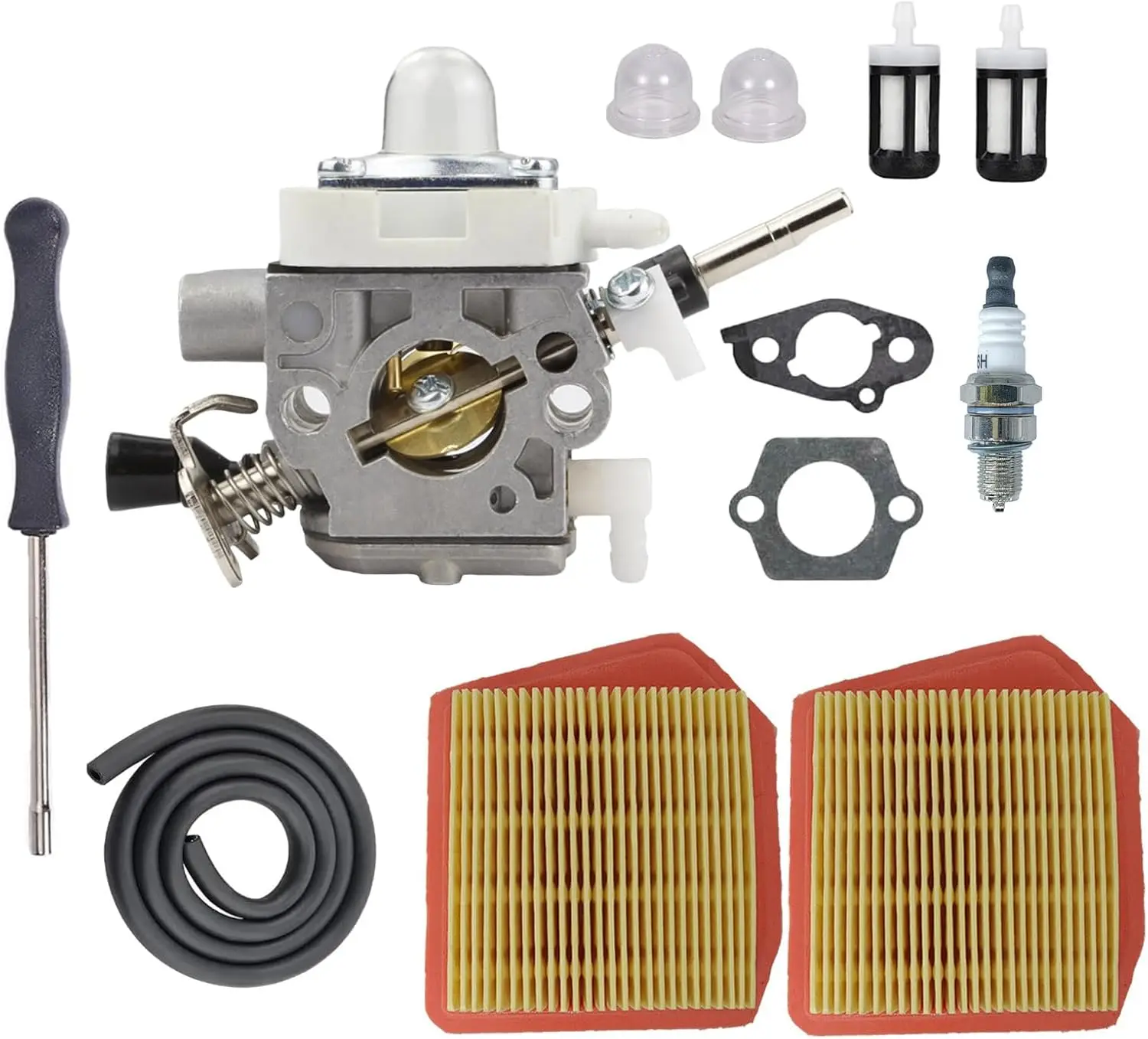 FS240 FS260 Carburetor Carb Kit for Stihl FS240C FS240R FS240RC FS260C FS260R FS260RC FS360C FS410C Replace OEM 4147 120 0625 41