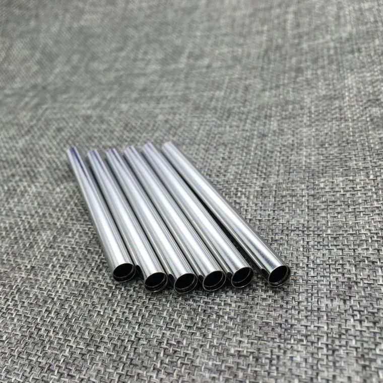 4pcs OD 10mm thick 0.4mm 100mm Length 304 Stainless Steel Capillary Tube Pipe Silver , customize service all diameters in stock
