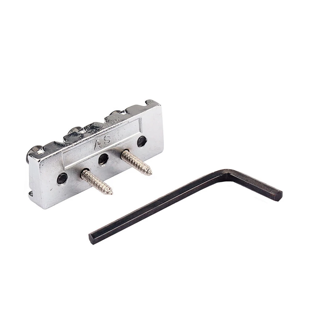 

1PC Zinc Alloy Guitar String Locking Nut 42mm String Lock for Electric Guitar Tremolo Bridge With Wrench Guitars Parts Acc