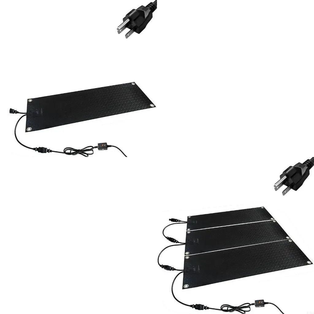 

Power Efficient Electric Melting Mat for Home Use Against Slip Rubber Building Quick Heating 110V Standard 30x60cm Size