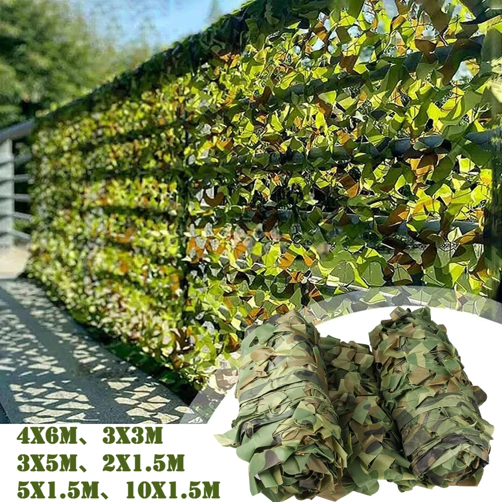 Filet de Camouflage pour Camping en plein air, pare-soleil en maille pour bâtiments de jardin, clôture, couverture en treillis, tissu de confidentialité, abri solaire