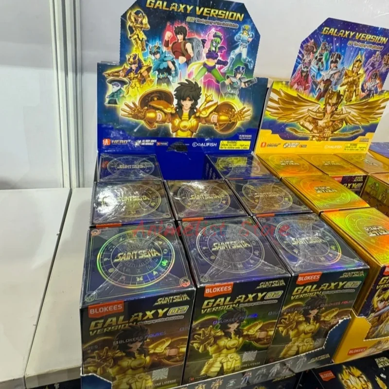 ブロックイー 聖闘士星矢 ブラインドボックス ギャラクシー02 バージョン 黄金聖闘士の遺産 オリジナル玩具 組み立てモデルキット アクションフィギュア ギフト
