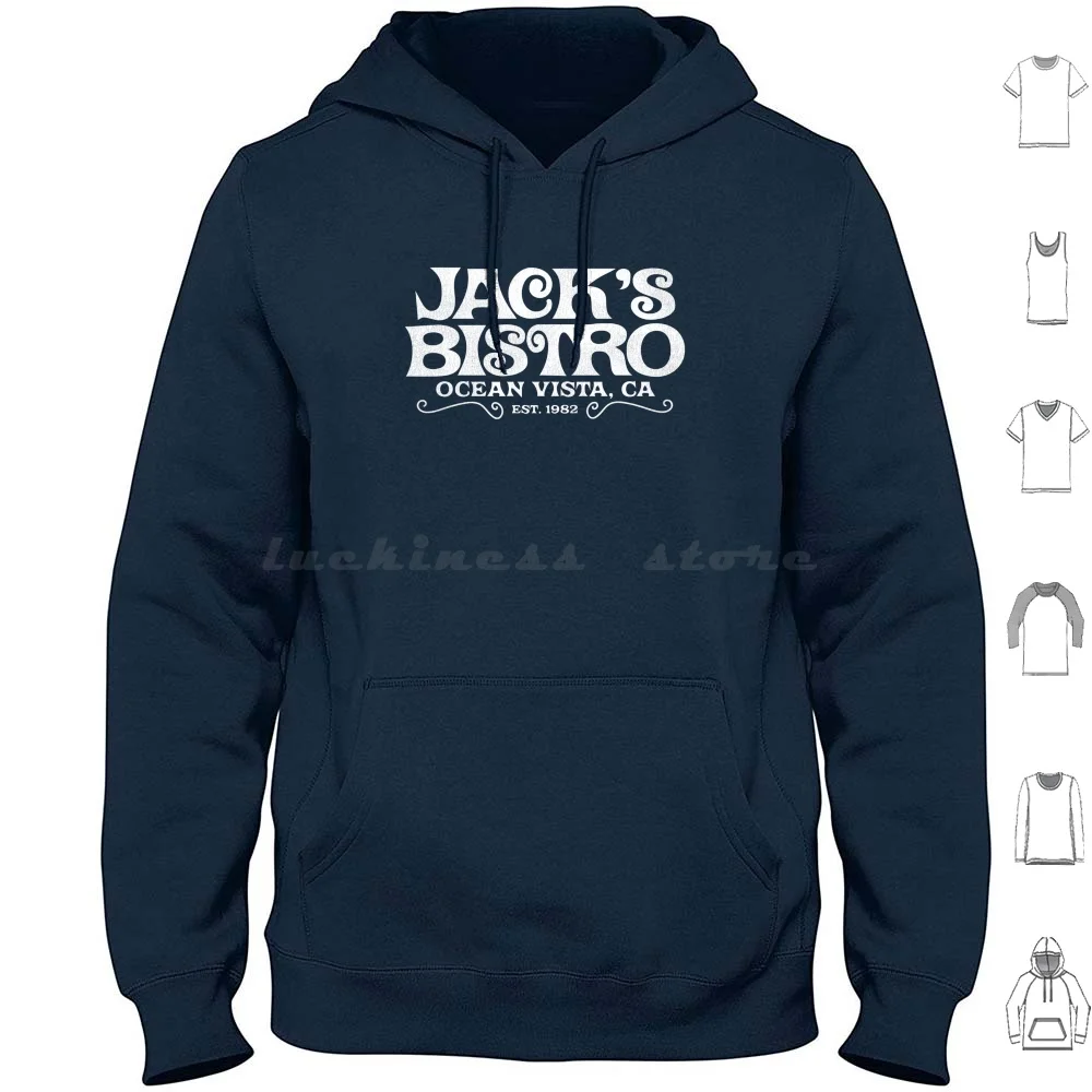

Jack's Bistro / Three's Company Толстовка Хлопок с длинным рукавом Threes Company 1970-е 70-е 70-е Поп-культура 70-е Телевизор 70-х Телевизор 80-х 80-х
