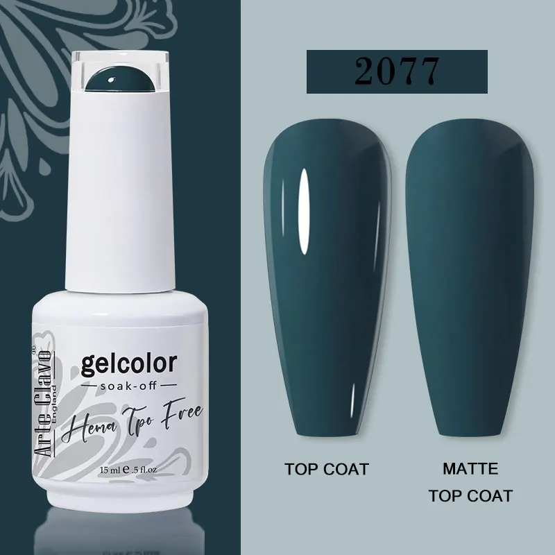 Arte Clavo 116 Kleuren Gel Nagellak 15 ml Kleurrijke Gel Semi Permanente Losweken UV Gel Nail Art DIY Ontwerp vernis Nagelbenodigdheden