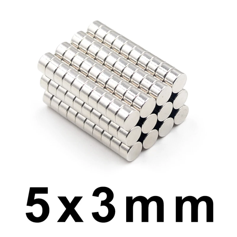 10PCS Round Magnet 8x3mm 10x2mm 12x3mm 6x3mm 10x3mm Neodymium Magnet Permanent NdFeB Super Strong Powerful Magnets