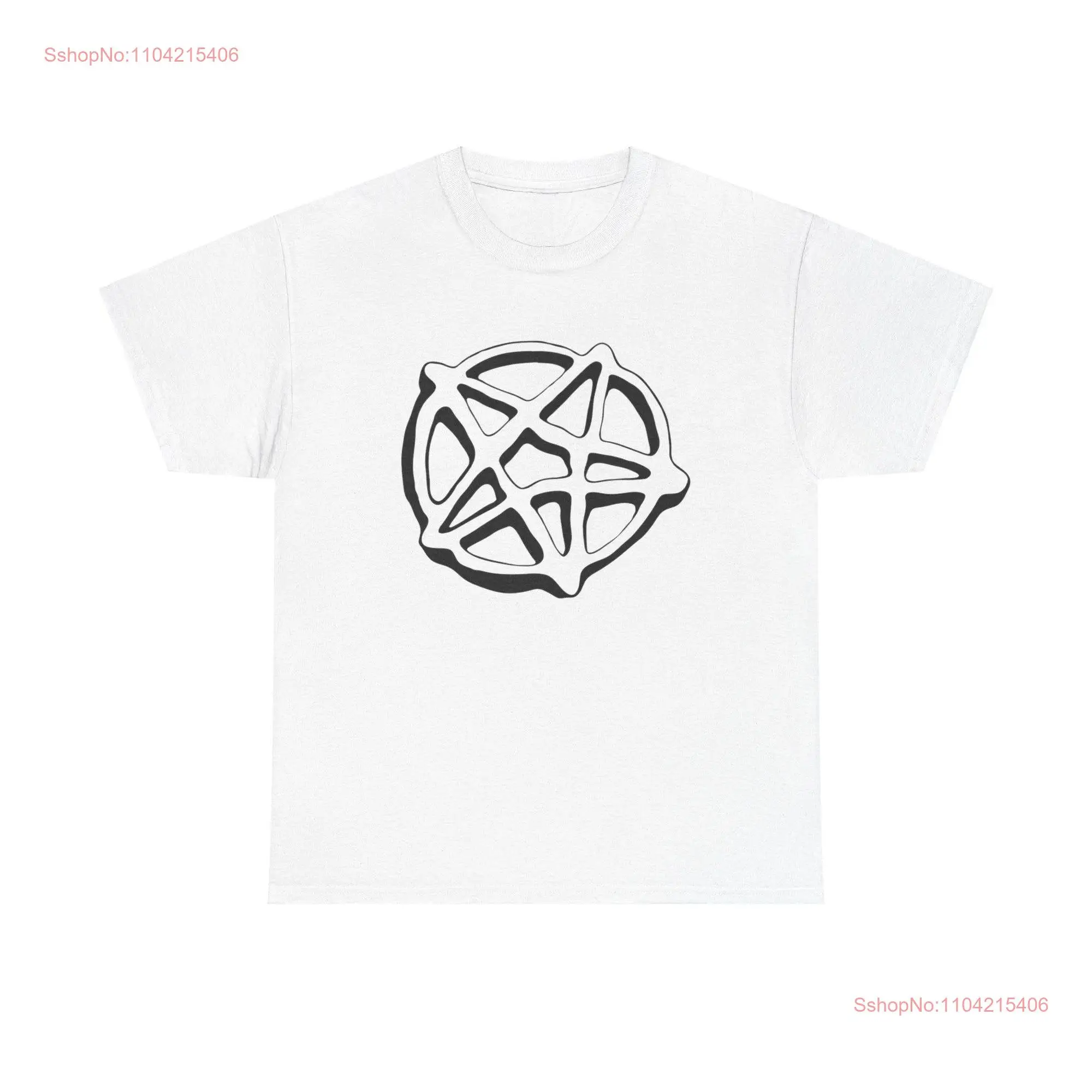 Grunge Pentagram T Shirt cool sign symbol satanic demonic devilish halloween long or short sleeves