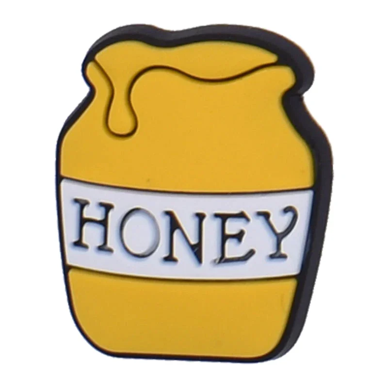 Bee Honey Hive Shoe Charms for Crocs Sandals Women Clogs Pins Shoe Decorations Accessory Men Badges Girls Kids Shoes Accessories