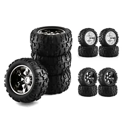 4pcs 1/8 Buggy Tires 156mm Wheel 17mm Hex for Losi LMT Arrma Kraton TRXS Maxx E-Revo Kyosho USA-1 Monster Truck Upgrade Parts
