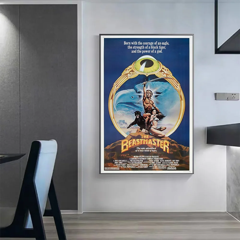 V0308 The Beastmaster Vintage Classic Movie Wall Silk Cloth HD Poster Art Home Decoration Gift