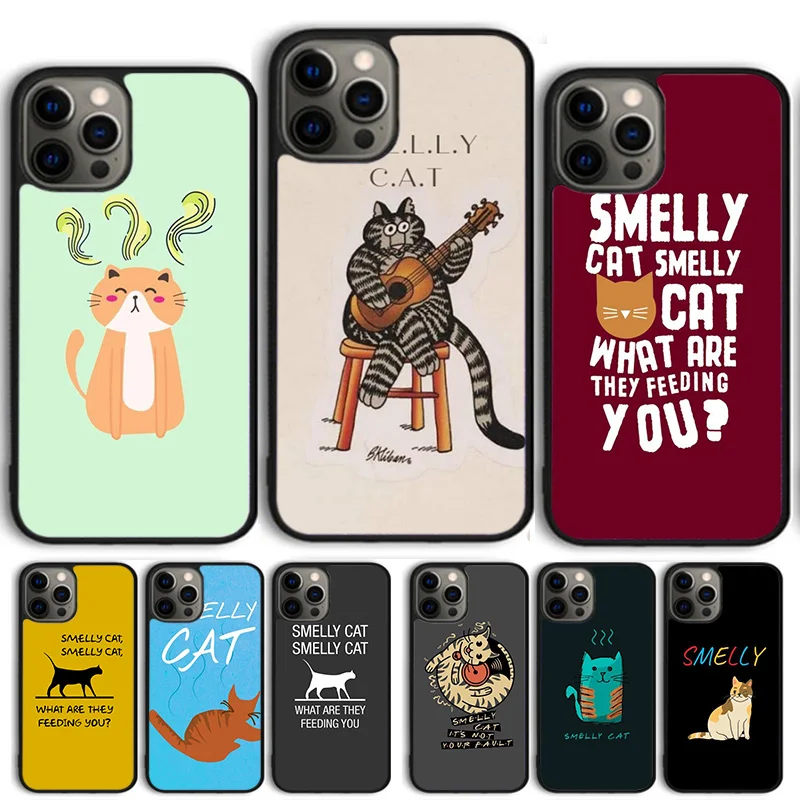 FRIENDS FUNNY TV SHOW PHOEBE SMELLY CAT Phone Case For iPhone 15 16 14 13 12 Pro Max mini 11 Pro Max XS XR Plus Coque