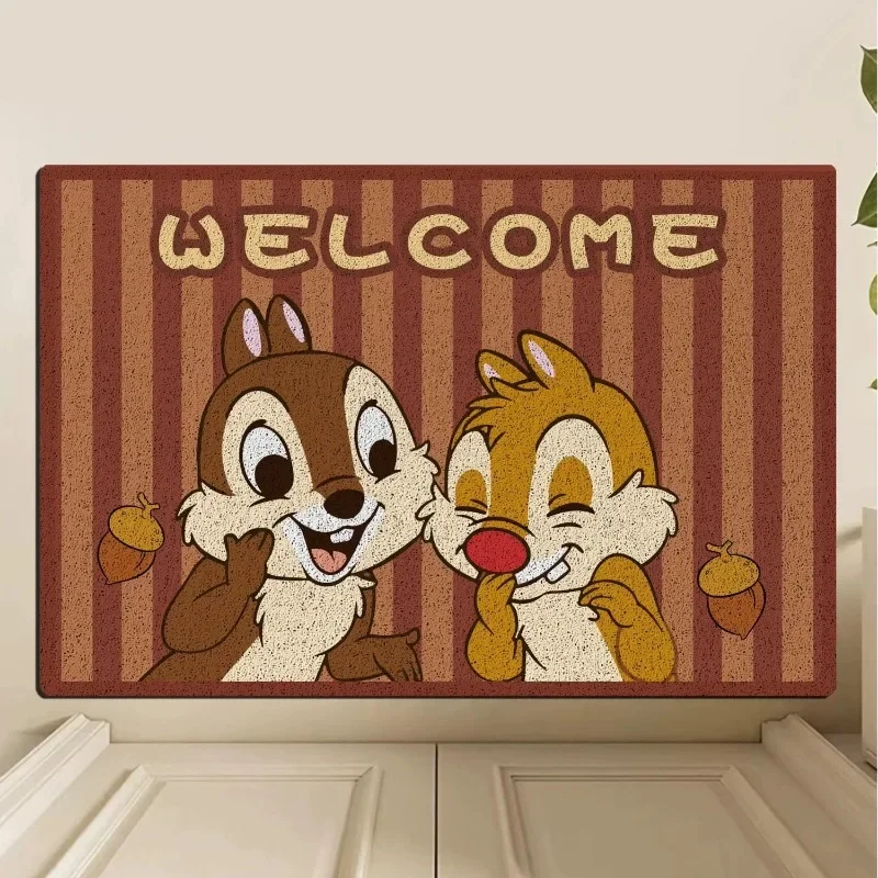 Cute Disney Chip Dale personalized creative cartoon pattern new simple fashion anti-fouling wear-resistant non-slip floor mat