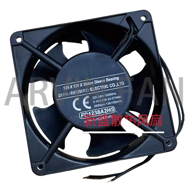 

Brand-new FD1238A2HS 220-240V 0.14/0.10A 12cm AC Cooling Fan