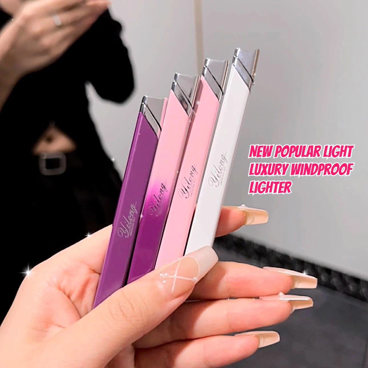

2025 New Light Luxury Compact Exquisite Lighter Portable Durable Personalized Men's Cigarette Lighter Fashionable I Gift