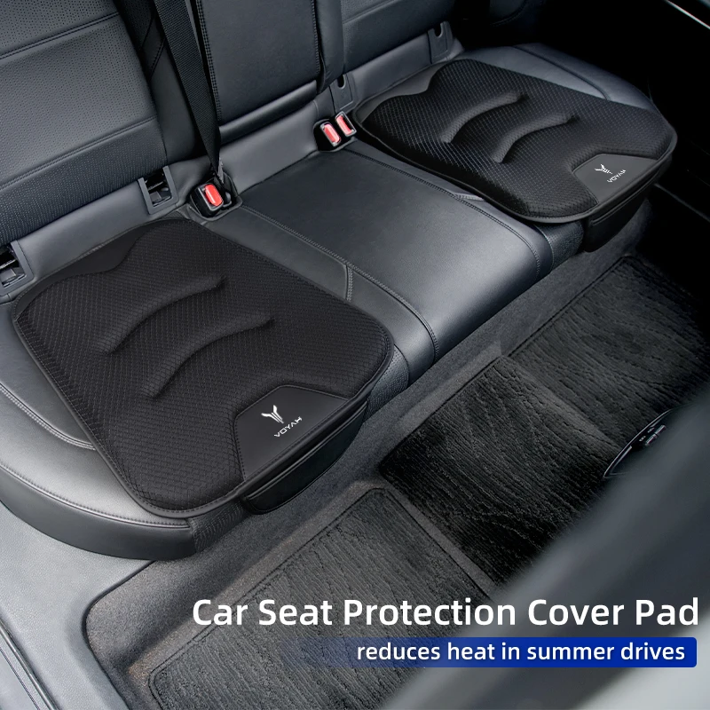 Car Ice Silk Seat Cushion Breathable Anti-Slip Pad Seat Cover Accessories For Voyah FREE 2021 2022 2023 5