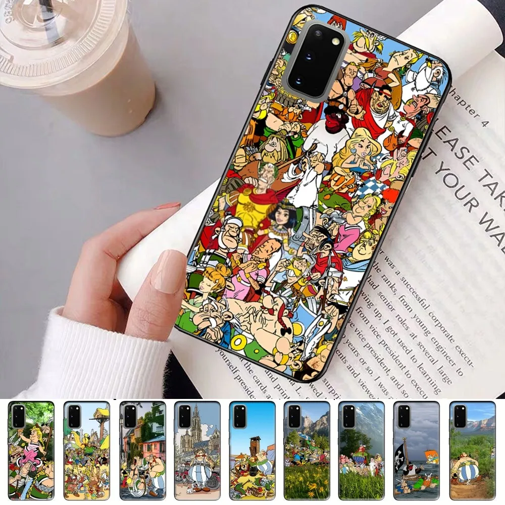 

A-Asterix And Obelix Mousepad For Samsung S 9 10 20 21 22 23 30 23 24 plus lite Ultra FE S10lite Fundas