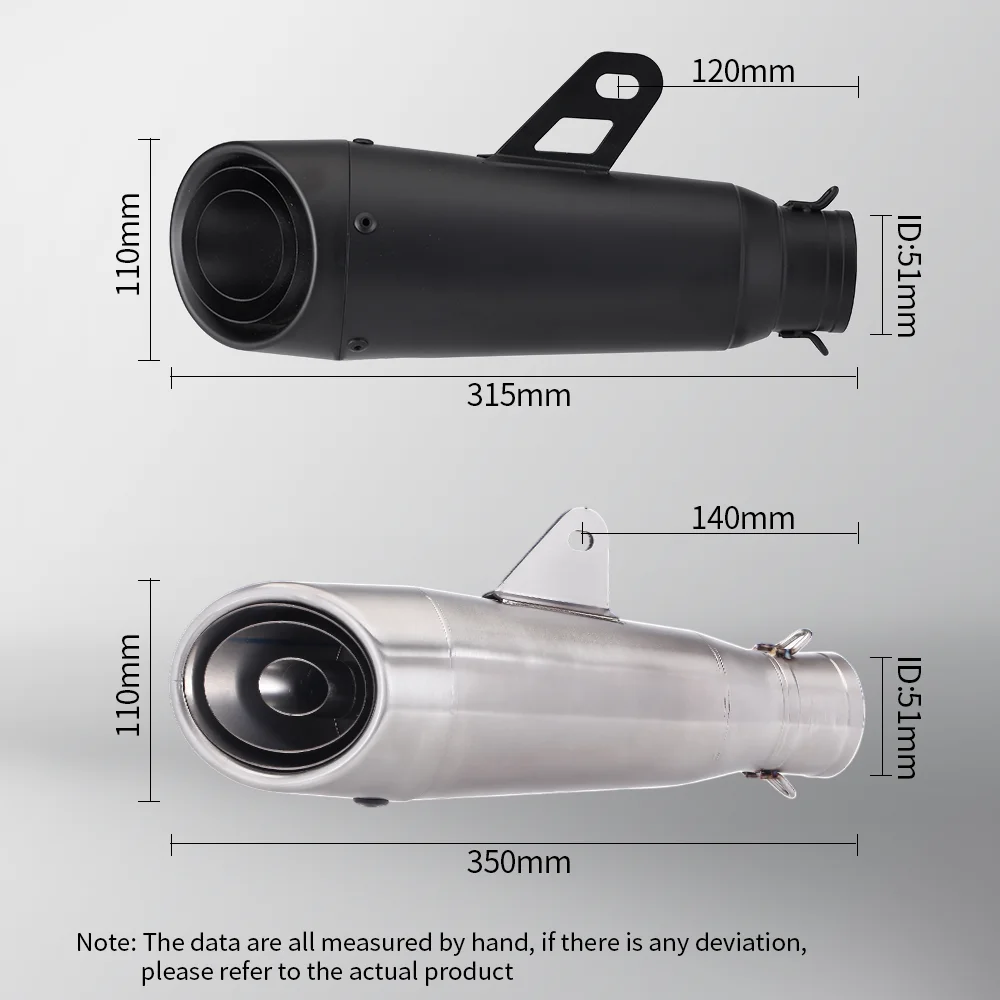 Motorcycle All Vehicle Link Pipe Quality Tail End Muffler For MT07 FZ07MT-07 FZ-07 Full System 2014-2021 MT 07 TRACER 700 Xsr700