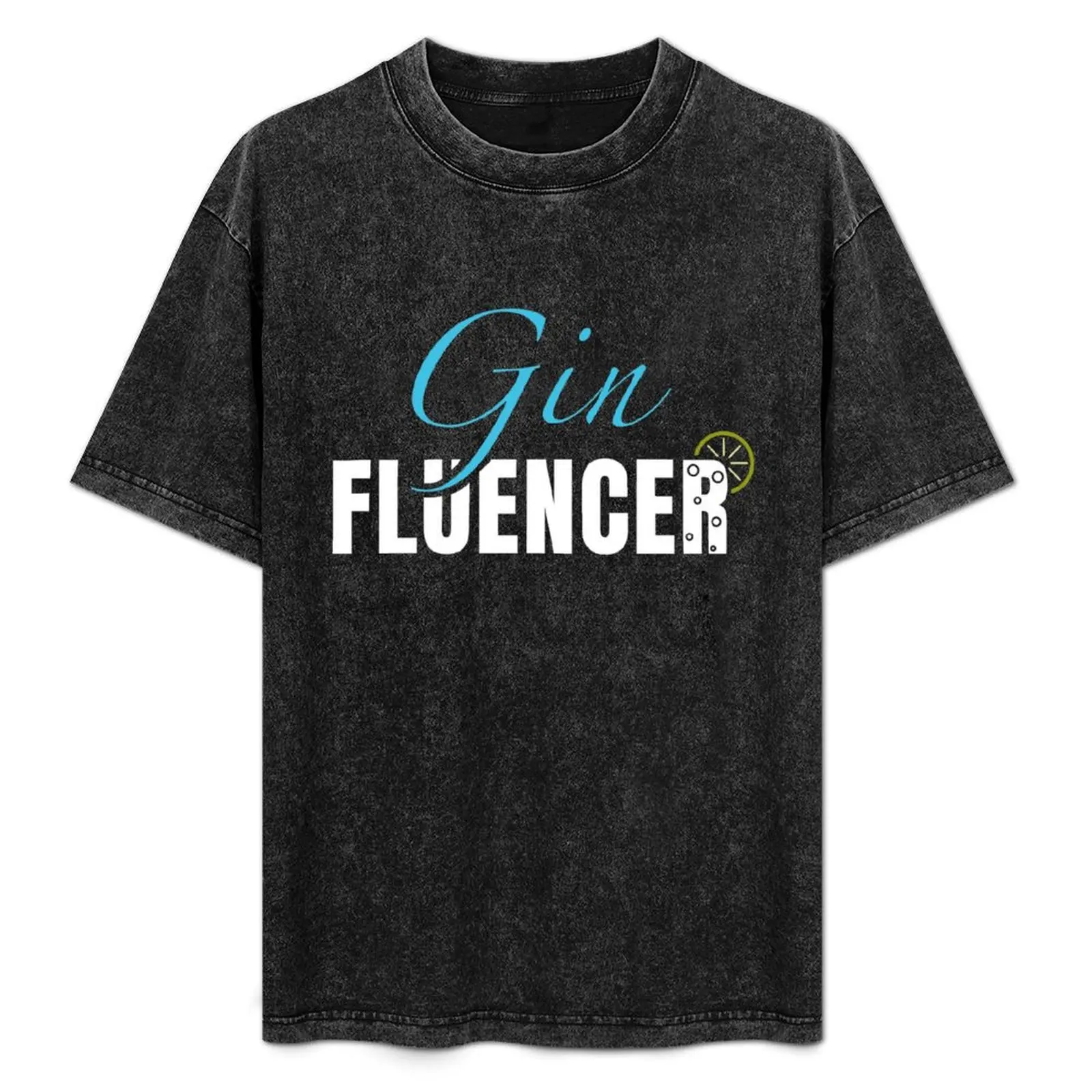 

Drinker Gift For Tonic And Gin Fans Ginfluencer T-Shirt vintage anime shirt custom t shirt t shirts for men graphic