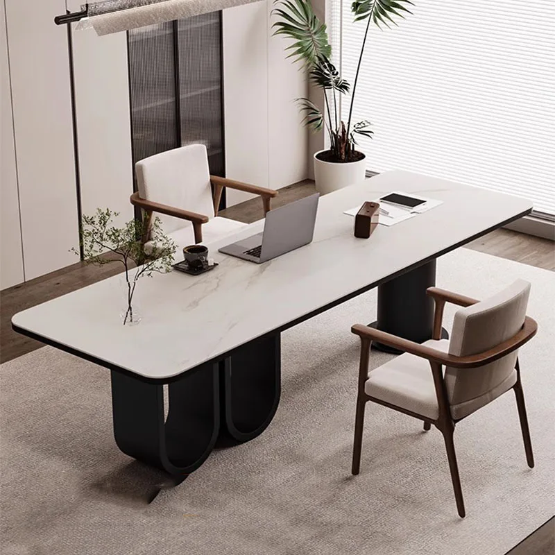 

Standing Luxury Office Desk Computer Gaming Decoration Office Desk Bedroom Long Conference Crafts Escrivaninha Trendy Furniture