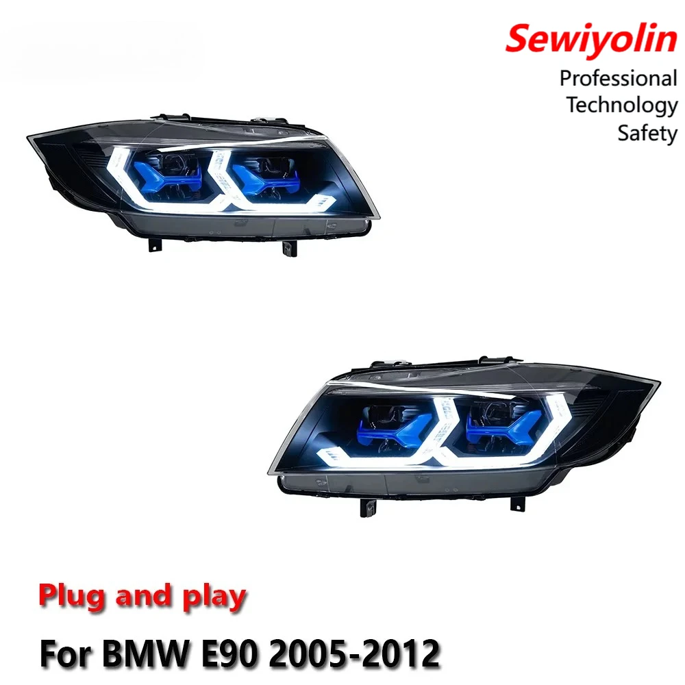 

Car LED Headlight Light Lamps Assemblies For BMW E90 2005-2012 Auto Fog DRL Brake Turn Signal Lamp Plug And Play