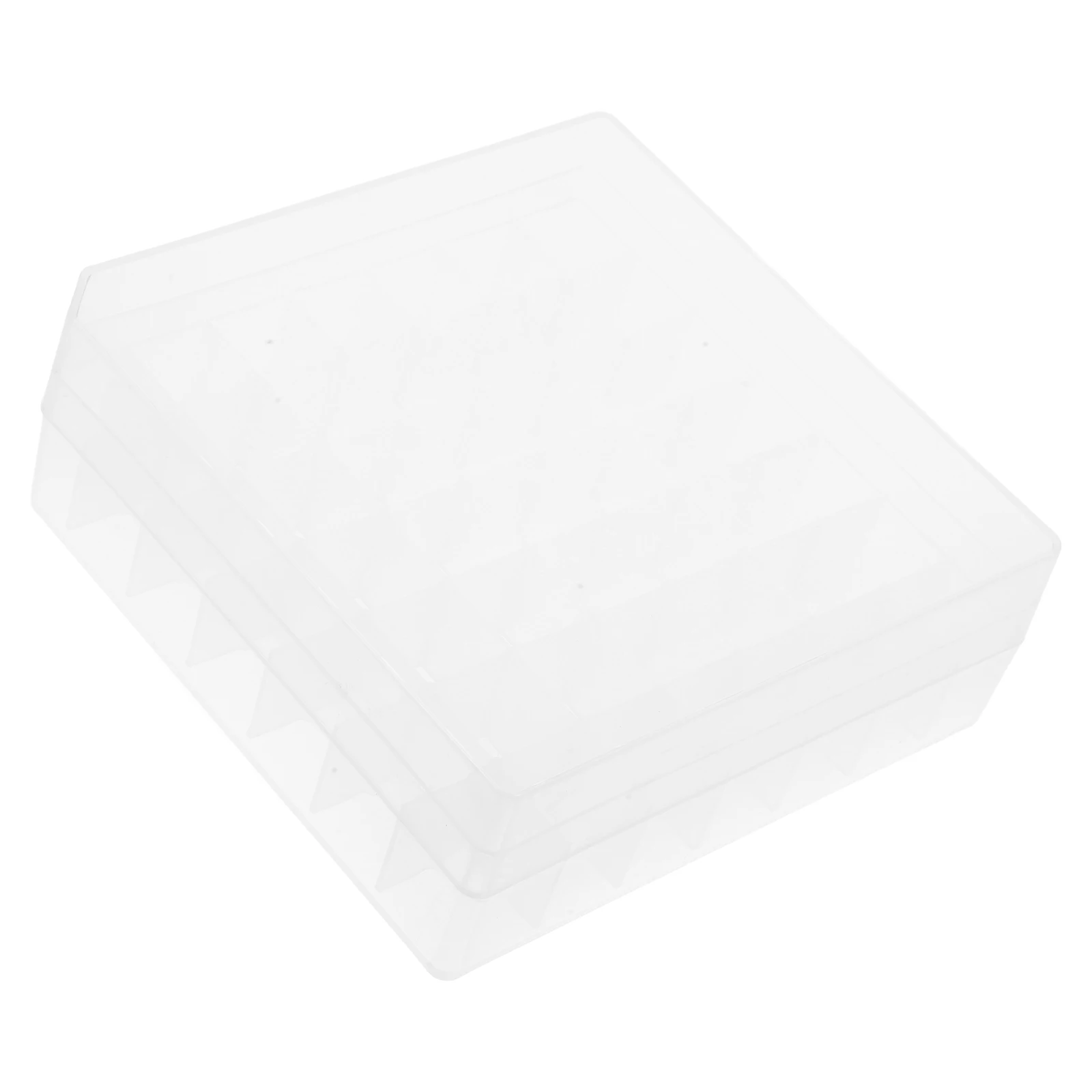 

Plastic Sample Vial Box 2ml 49 Compartments Lab Storage Case Cryogenic Holder Small Medicine Lab Bottle Test Tube Carrier Box