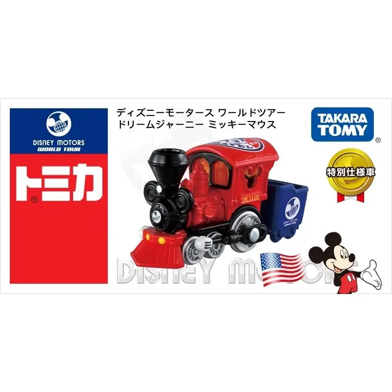 

TAKARA TOMY Disney Mickey Steam Train Alloy Car Model Toy New Release