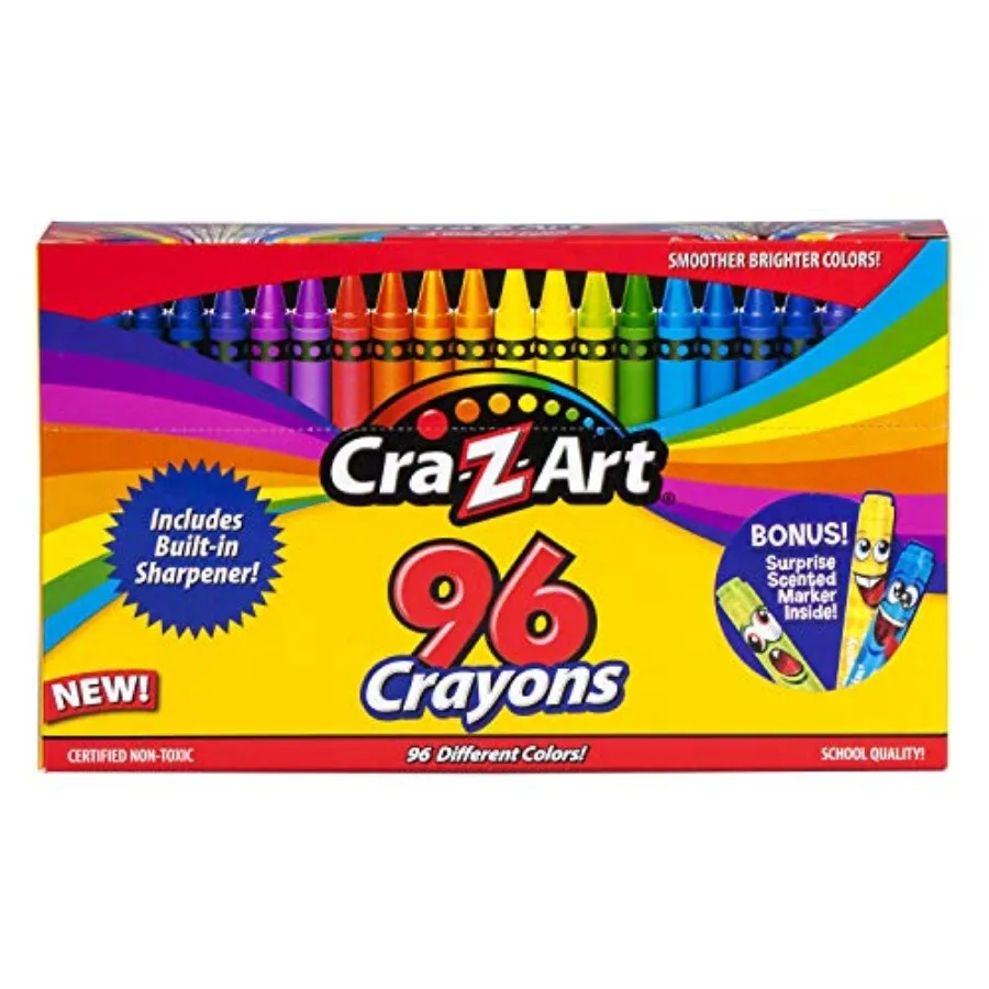 

96ct Crayons in Flip-Top Box with Sharpener