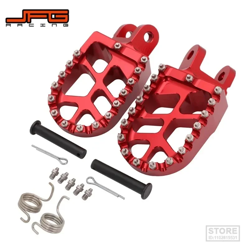 

For HONDA CR80R CR85R CRM250 XR250R XR400R XR600R XR650L XR650R CRF230L CRF1000L Motorcycle CNC Foot Pegs Pedals Rests