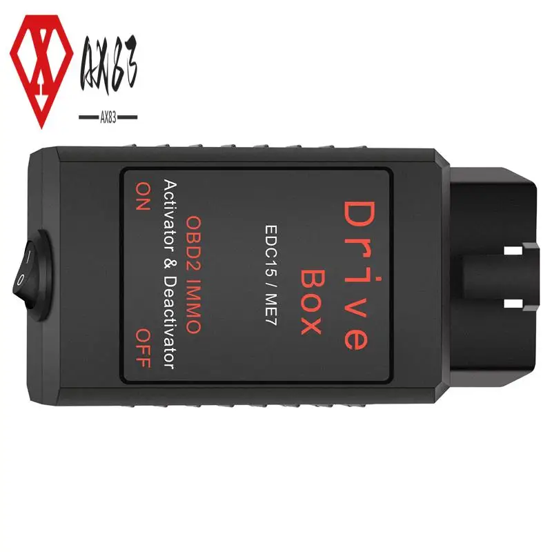 

AX83-Drive Box EDC15/ME7 OBD2 IMMO Deactivator Activat OBD2 Drive Box IMMO Deactivator Activator Car Accessories
