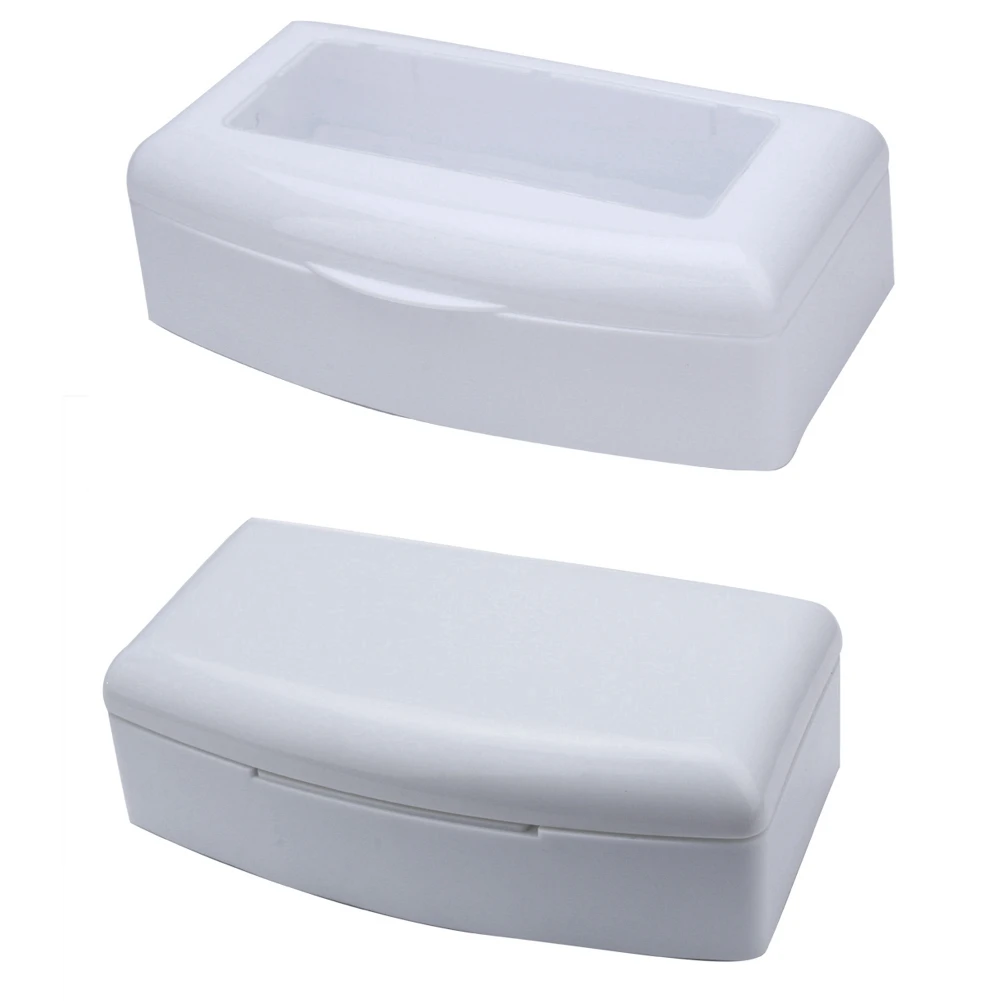 ABWR-1 Pcs Nail Sterilizer Tray Disinfection Pedicure Manicure Box Tool & 1 Pcs Hair Spa Salon Wash Neck Rest Bowl Neck Tools