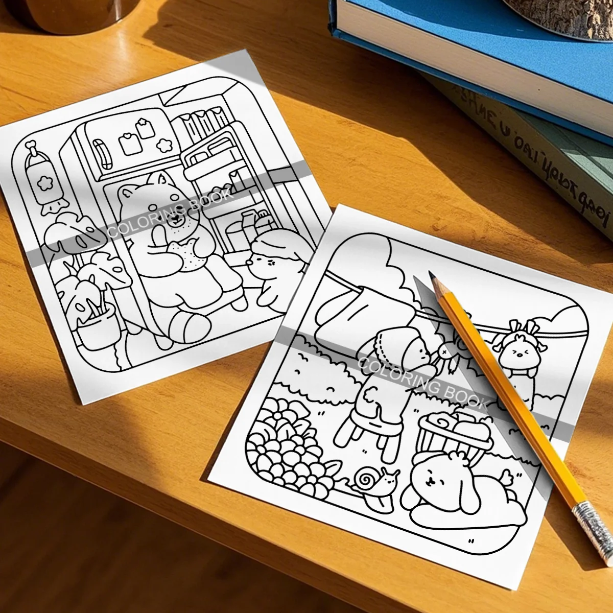 สมุดระบายสีสุดสนุก: หนังสือภาพที่พิธีขึ้นหัวใจสําหรับเพื่อนและครอบครัวที่สร้างสรรค์