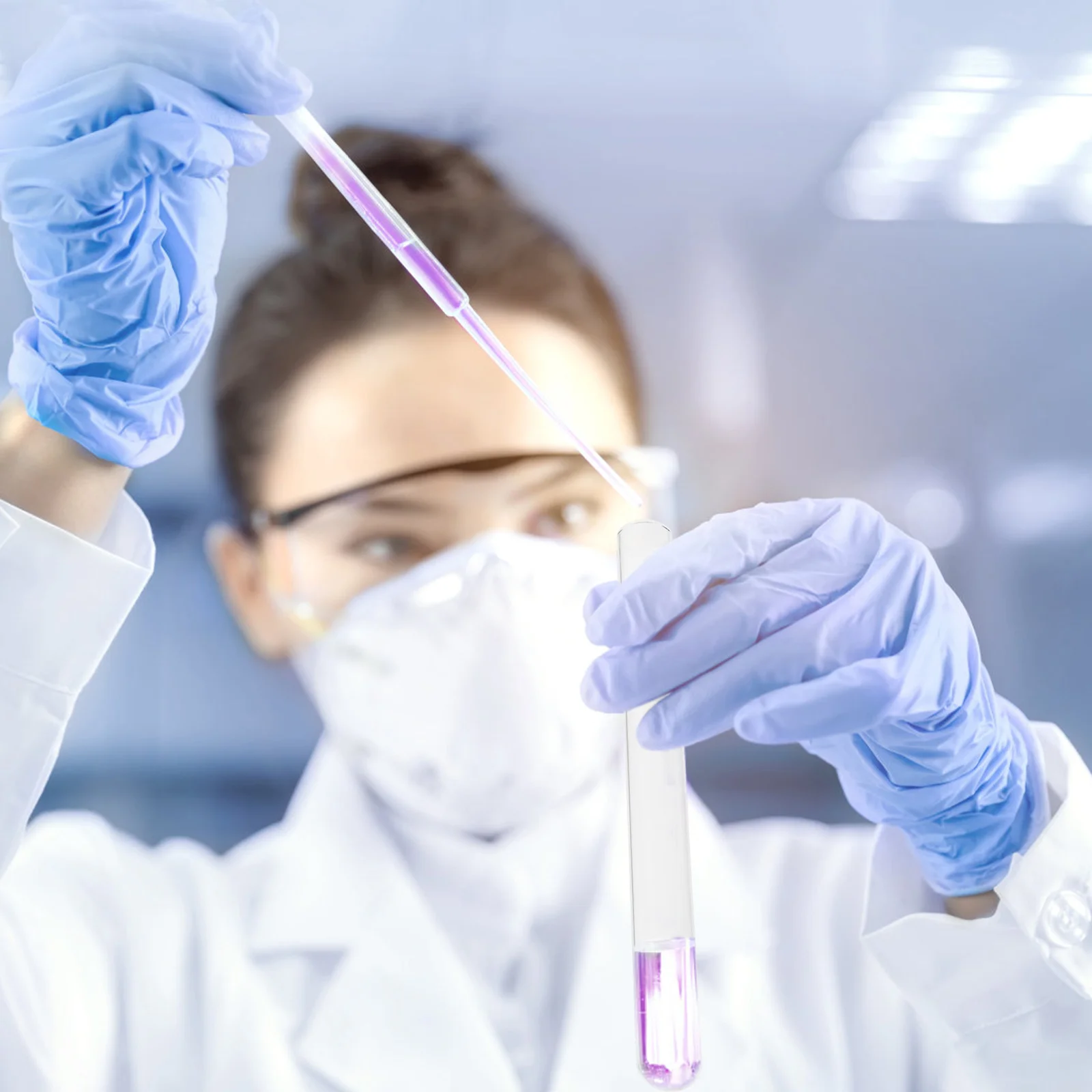 

12Pcs Glass Test Tubes Cork Stoppers Leak Proof Sample Lotion Powder Storage 20x200mm Glass Tubes Test Tube