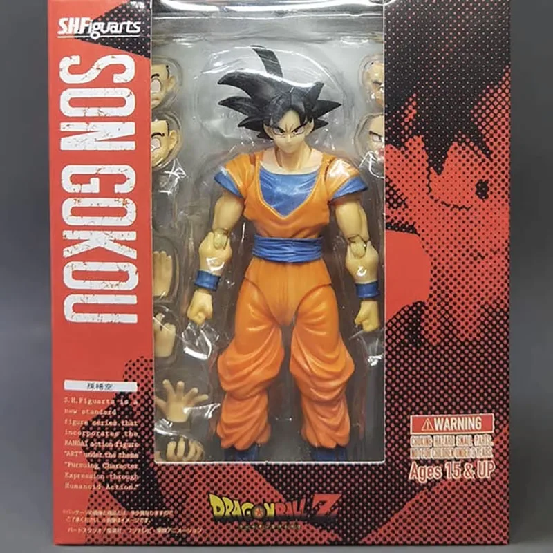 Son Goku Dragon Ball Z Sh Figuarts Super Saiyan SHF estatuilla Goku SSJ figura de acción periférica de animé colección modelo juguetes regalo