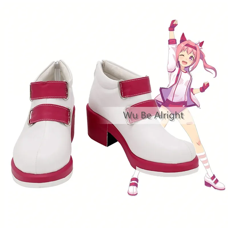 

Umamusume: Pretty Derby Haru Urara, обувь для косплея в стиле аниме, ботинки, костюм на Хэллоуин, карнавальные аксессуары для вечеринок, индивидуальный заказ для унисекс